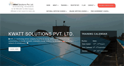 Desktop Screenshot of kwattsolutions.com